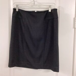 LOFT Black Knee-Length Pencil Skirt for Work